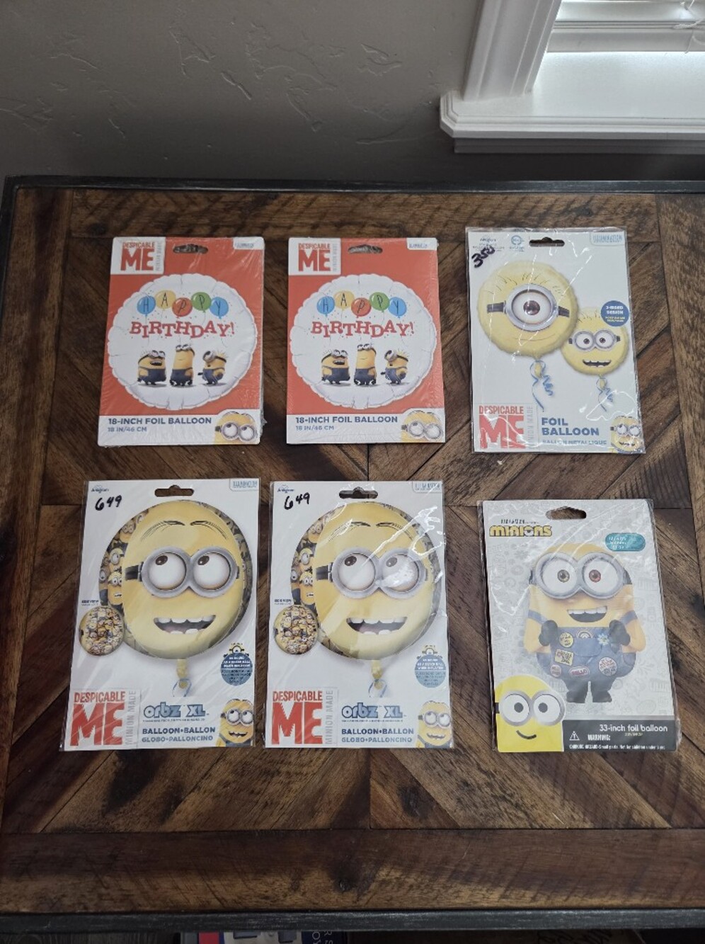 Despicable Me Minions Assortment - Bundle Of 6 Balloons